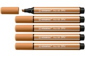 Skrive- og Tegneværktøjer - STABILO Pen 68 MAX - Fibre-tip Pen with Thick Chisel Tip - Dark Ocher - 768/89