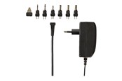 Mobil - Adaptere & Opladere - Nedis Universal AC Power Adapter - 24 W | 9 - 24 V DC | 1.80 m | 1.0 A - 1.5 A A | 6 plug(s) - ACPA003