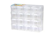Kreativt Legetøj - Hama Ironing Beads Storage Box Set with 16 storage boxes - 6760