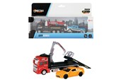 Legetøjsbil - Toi-Toys Metal Friction Tow Truck with Car - 23005Z