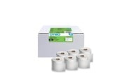 Papir, Fotopapir og Etiketter - DYMO LabelWriter ekstra store forsendelsesetiketter | 102mm x 210mm | 6 ruller x 140 stk - 2177565