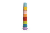Babylegetøj - Happy Baby Regnbuefarvede Stablekopper 8 stk. - 502222