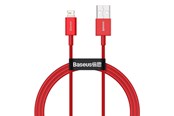 USB kabel - Baseus Superior Series Cable USB to iP 2.4A 1m (red) - CALYS-A09