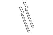 Vægbeslag, AV-Beslag & AV-Møbler - Poly mounting kit - for video conferencing system - Max - recommended for 65" - 2215-69381-001