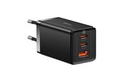 Mobil - Adaptere & Opladere - Baseus GaN5 Pro 2xUSB-C + USB 65W (black) - CCGP120201