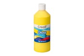 Kreativt Legetøj - Creall Gloss Gloss Paint Yellow 500ml - 01271
