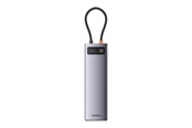 USB hub - Baseus StarJoy Metal Glam Series Hub 11in1 USB hub - USB 3.0 - 11 ports - Grå - B00030709811-00