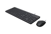 Tastatur - HP 150 - Tastatur & Mus sæt - Engelsk - Sort - 240J7AA#ABB