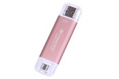 SSD - Transcend ESD310 SSD - 2TB - Pink - Ekstern SSD - USB 3.2 Gen 2x1 - TS2TESD310P