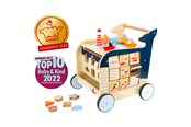 Babylegetøj - Small Foot - Wooden Activity Walker Whale - 11608