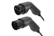 Elbil ladere - Deltaco E-Charge cable type 2 - type 2 3 phase 16A Spiral 3M/5M - EV-3215-S