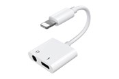 Kabler - diverse - Joyroom Audio Adapter 3.5mm S-Y104 (white) - S-Y104 3.5mm