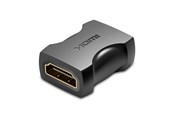 Kabler - diverse - Vention HDMI (female) to HDMI (female) Adapter AIRB0 4K 60Hz (black) - AIRB0