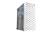 Kabinet - Darkflash Computer case DK351+ 4 fans (white) - Kabinet - Hvid - DK351 White