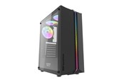 Kabinet - Darkflash DK151 LED with 3 fan (black) - Kabinet - Sort - DK151 Black