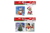 Små gaver til børn - Grafix Make your own Christmas Cards Diamond Painting 2pcs. (Assorted) - CR8024/GE