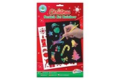 Kreativt Legetøj - Grafix Scratch Art Rainbow Christmas - 800045