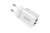 Mobil - Adaptere & Opladere - Choetech Power charger C0030 2A 2x USB (white) - C0030 EU