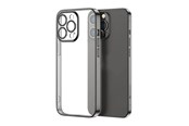 Mobil - Covers & Cases - Joyroom  14Q Case case for iPhone 14 Plus case cover with metallic frame black (JR-14Q3-black) - JR-14Q3 Black
