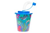 Legetøj - LG-Imports Cup with Lid and Straw Underwater World 12 pcs. - 8174