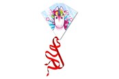 Udendørsleg - Kites Ready 2 Fly - Kite Unicorn - PL200UN