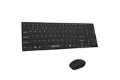 Tastatur - Esperanza WIRELESS SET 2.4GHZ USB LIBERTY BLACK - Tastatur & Mus sæt - Sort - EK122K