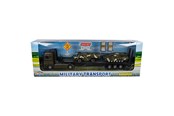 Legetøjsbil - 2-Play Traffic 2-Play Die-cast Truck Transporter with Tanks 24cm - 540104