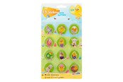 Kreativt Legetøj - Creative Craft Group 3D Easter Stickers with Glitter 12pcs. - 810028