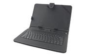 Tastatur - Esperanza CASE WITH KEYBOARD FOR 10.1" TABLETS MADERA EK125 - Tastatur & Folio sæt - Sort - EK125