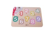 Babylegetøj - Classic World Wooden Puzzle Figures - 54433