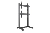 Vægbeslag, AV-Beslag & AV-Møbler - Multibrackets M Pro Series cart - for 1x2 video wall - black - Max 50 kg - recommended for 75" - 7350105216961