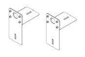 Vægbeslag, AV-Beslag & AV-Møbler - Multibrackets M mounting kit - for display stand - black - Max 160 kg - recommended for 75" - 7350105216350