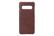 Mobil - Covers & Cases - ONSALA Mobilecover Brown Samsung S10 Creditcard Pocket - 588529