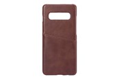Mobil - Covers & Cases - ONSALA Mobilecover Brown Samsung S10 Plus Creditcard Pocket - 588531