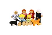 Trælegetøj - Bigjigs Wooden Dollhouse Family - JT117