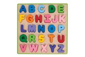 Babylegetøj - Bigjigs Wooden Alphabet Puzzle 26pcs. - BB055