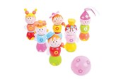 Udendørsleg - Bigjigs Wooden Bowling Set Princesses 7 pcs. - BJ864