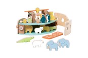 Konstruktionslegetøj - Classic World Wooden Noah's Ark Boat Building Set with Animals 16dlg. - 20188