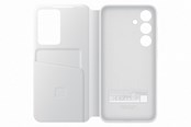 Mobil - Covers & Cases - Samsung Galaxy S24 Smart View Wallet Case - White - EF-ZS921CWEGWW
