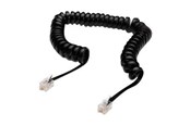 Netværkskabel - DIGITUS ASSMANN phone cable - 2 m - black - Sort - 2m - AK-460101-020-S
