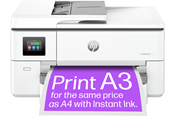 Printer - HP Officejet Pro 9720e A3 All in One Multifunktion - Farve - Blæk *DEMO* - 53N95B#629