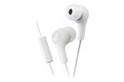 Hovedtelefoner/headset - JVC HA FX7M Gumy PLUS - HA-FX7M-W-E