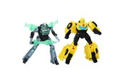 Figur - Transformers EarthSpark Cyber-Combiner Bumblebee and Mo Malto Action Figure Set - 2-Pack - F84395L00