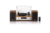 Pladespiller - Lenco MC-160WD - HiFi Stereo system with Record Player DAB+/FM radio and Bluetooth® - Wood - Pladespiller - MC-160WD