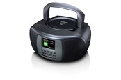 DAB, netværks- og clockradio - Lenco SCD-860BK - Portable DAB+/FM Radio with Bluetooth® CD Player and large LCD colour display - Black - DAB/DAB+/FM - Stereo - SCD-860BK