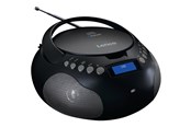 DAB, netværks- og clockradio - Lenco SCD-341BK - Boombox with DAB+/ FM radio and Bluetooth® - DAB/DAB+/FM - Stereo - SCD-341BK