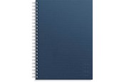 Blokke, Formularer & Notesbøger - Burde Notebook Textile dark blue lined A4 - 92757700