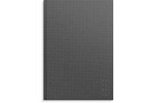 Blokke, Formularer & Notesbøger - Burde Notebook Textile dark grey lined A4 - 92755800