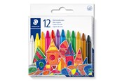 Skrive- og Tegneværktøjer - Staedtler VOKSFARVE 8mm 12 ASS/PAK - 220 08 C12