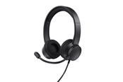 Hovedtelefoner/headset - Trust Ayda USB-ENC (USB-A + USB-C) - Black - 25089